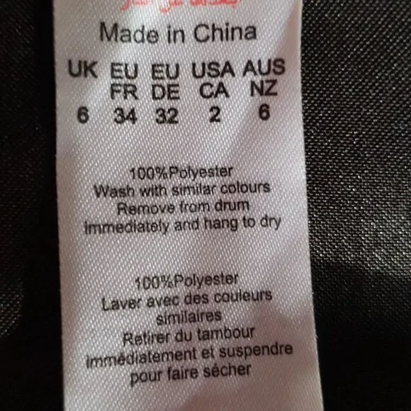 Pretty Little Thing Top Womens 2 Black Satin Dipped Ham Boned Corset Cami Swifty - Picture 8 of 9